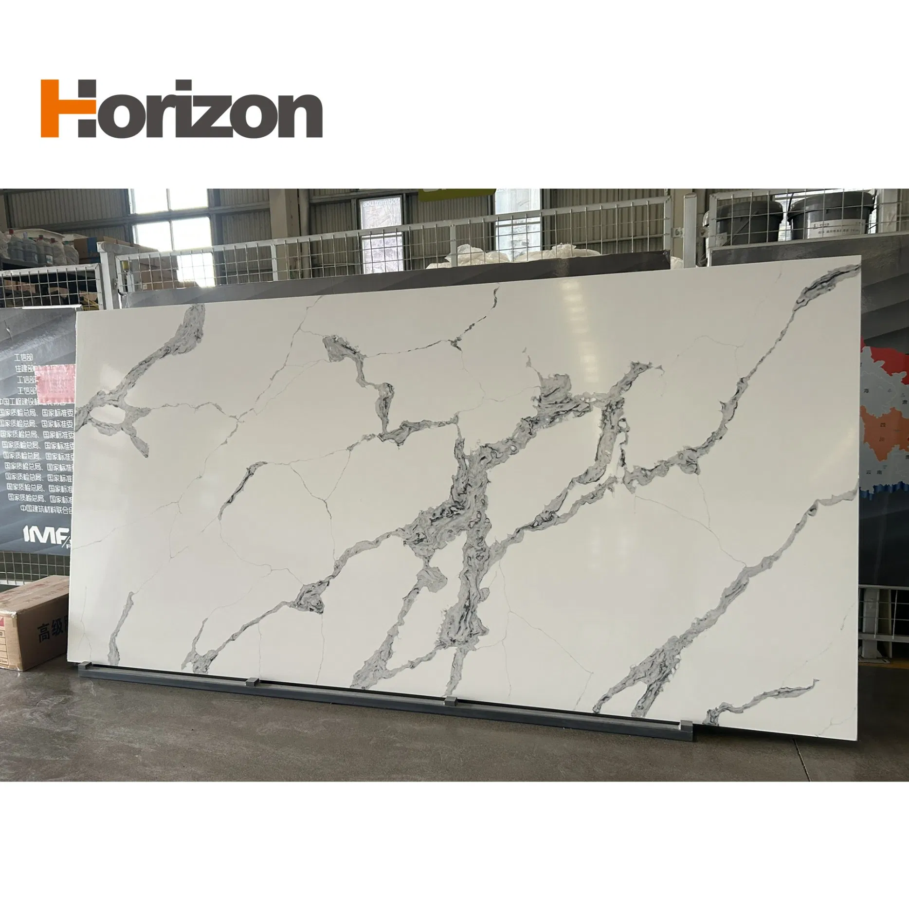 20mm Royal Calacatta Quartz Jade Stone for Countertop