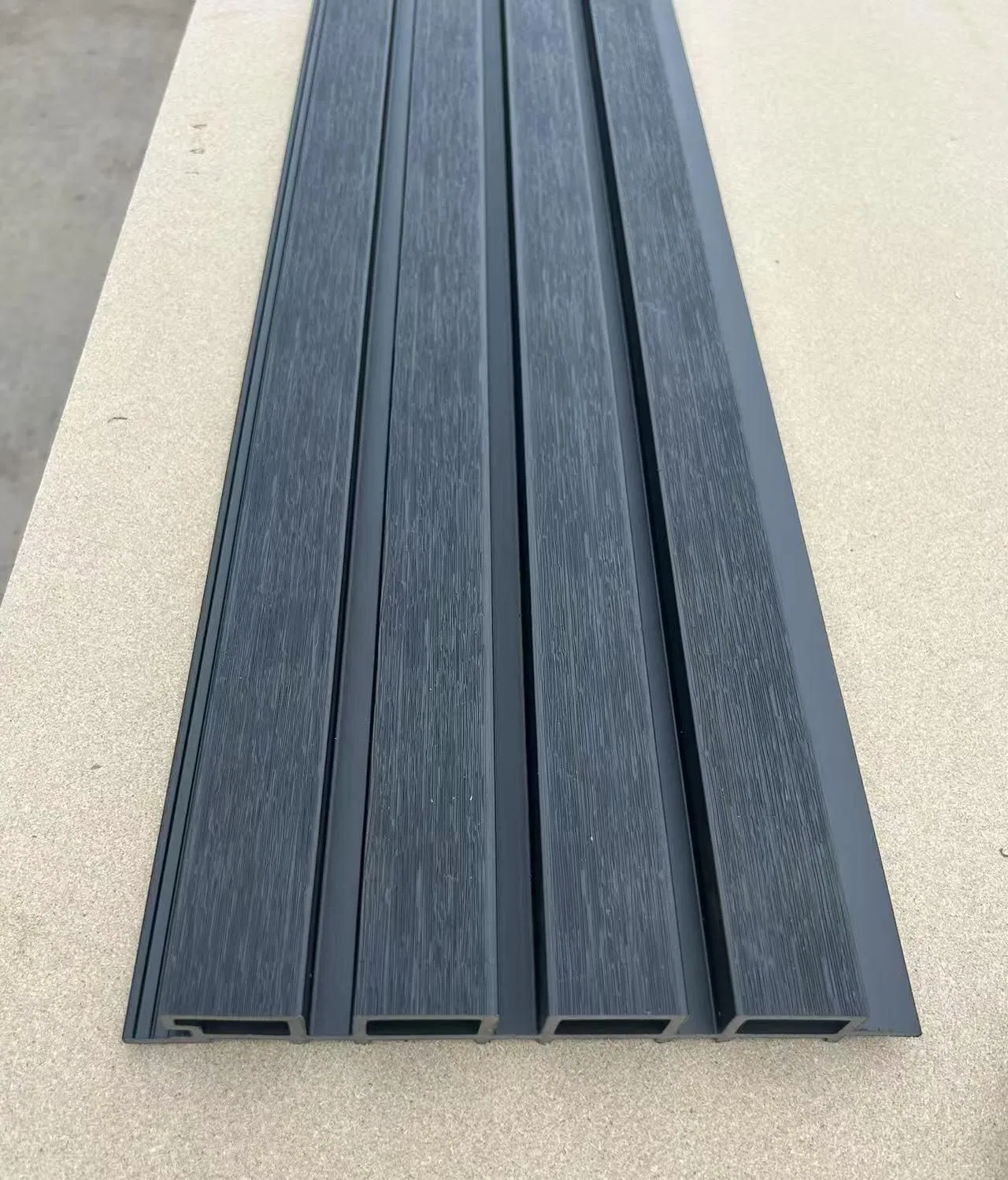 China Manufacture Outdoor Grey Color Wood Plastic Composite WPC Board