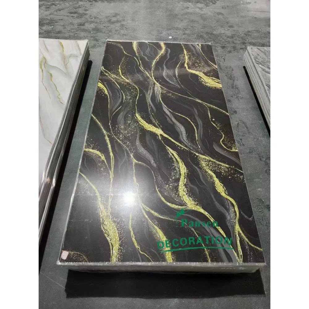 Wholesale Interior 1220mm PVC/UV Marble Waterproof Sheet Wall Panel From China Factory