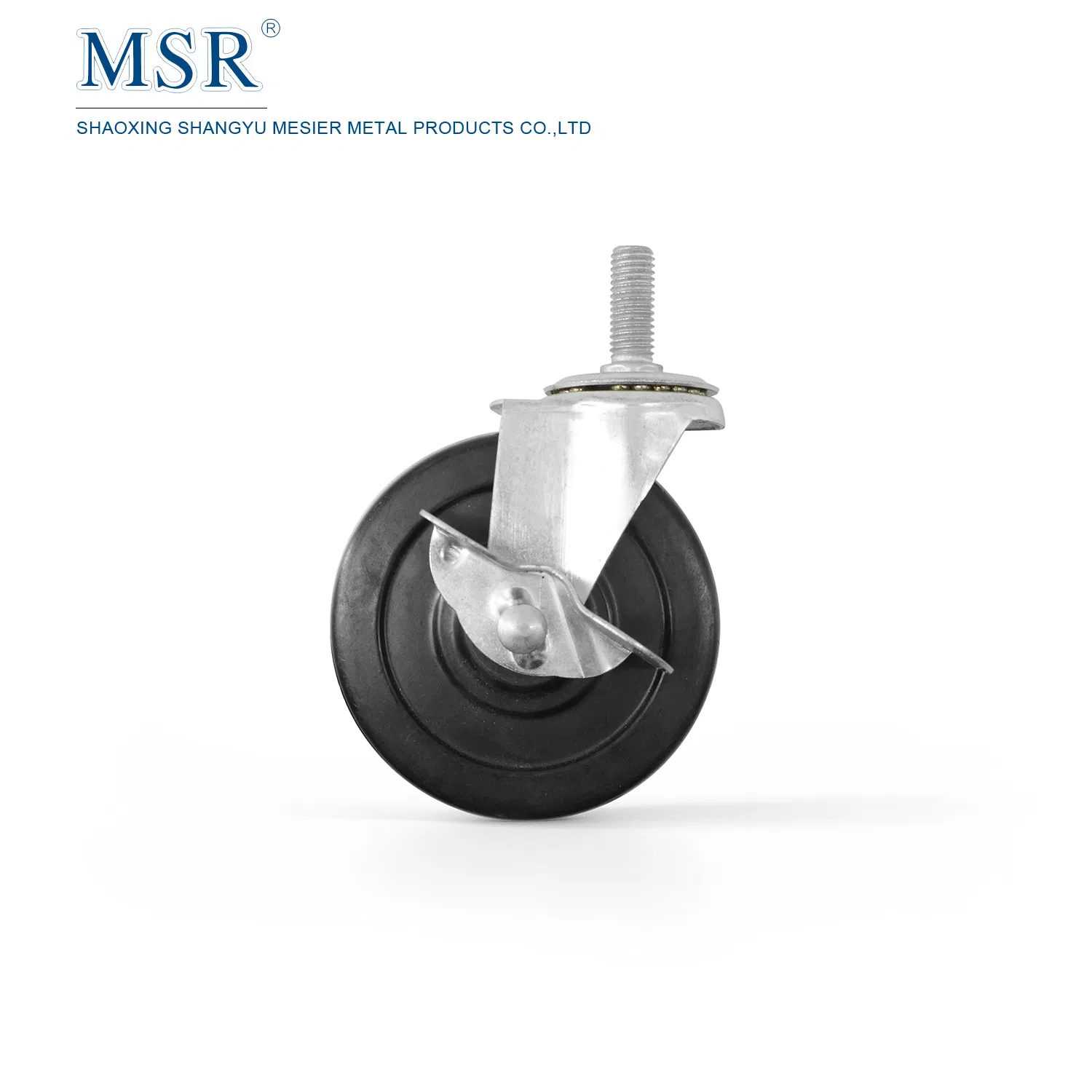 M8-D50 Threaded Stem Swivel Casters with Brake for T Slot Aluminium Profile#7183