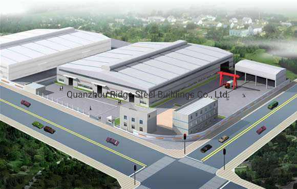 Cost Effective Steel Structure Auto 4s Shop Showroom
