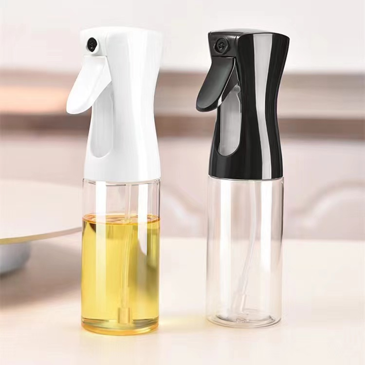 220ml Glass Oil Bottle with White Sprayer Head
