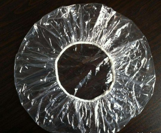 Waterproof Salon Hair Dry Processing Cap Custom PE Plastic Transparent Hair Cover Disposable Shower Caps