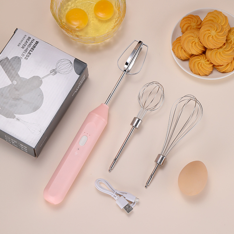 Kitchen Gadgets 2025 Hand Whisker Milk Frother Coffee Cake Food Mixers Electric Egg Beater