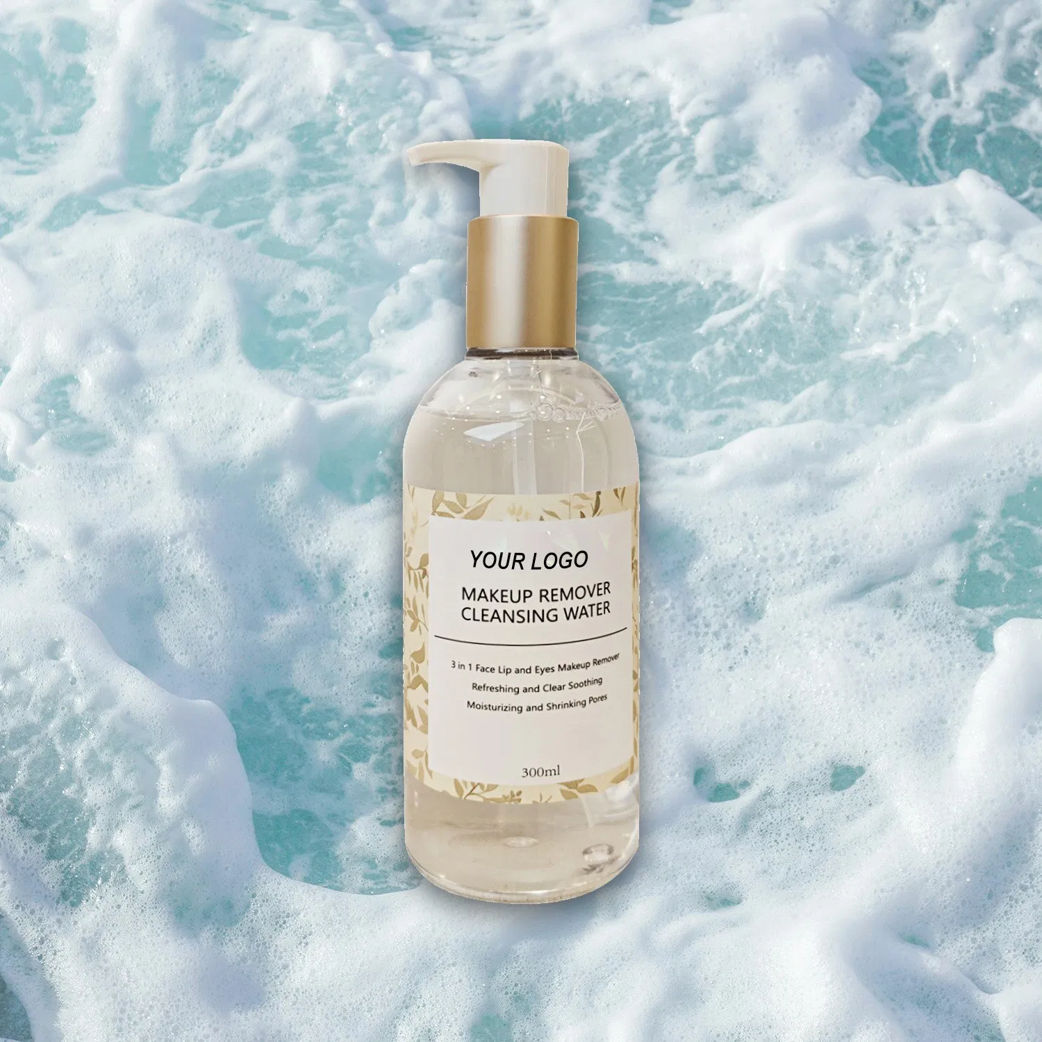 Three-in-One Gentle Moisturizing, Makeup Remover Water