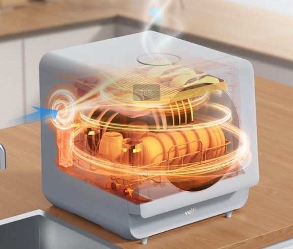 Automatic Countertop Mini Portable Dishwasher Multifunctional Kitchen Dishwasher