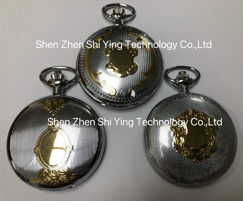 OEM Best Quality Brass Round Gold Pocket Watches with China Watch Factory