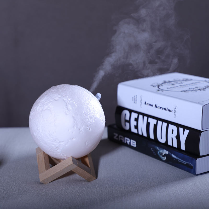 Moon Lamp Humidifier Hot Sales 3D USB Air Humidifier for Home Bedroom