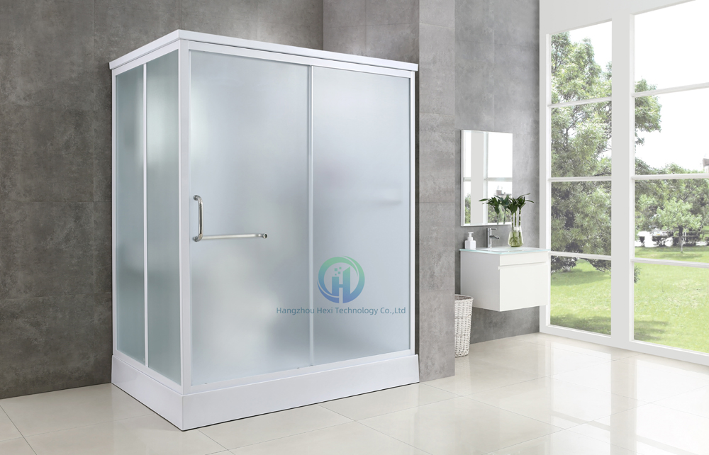 Compact Prefabricated Toilet and Shower for Small Bathrooms