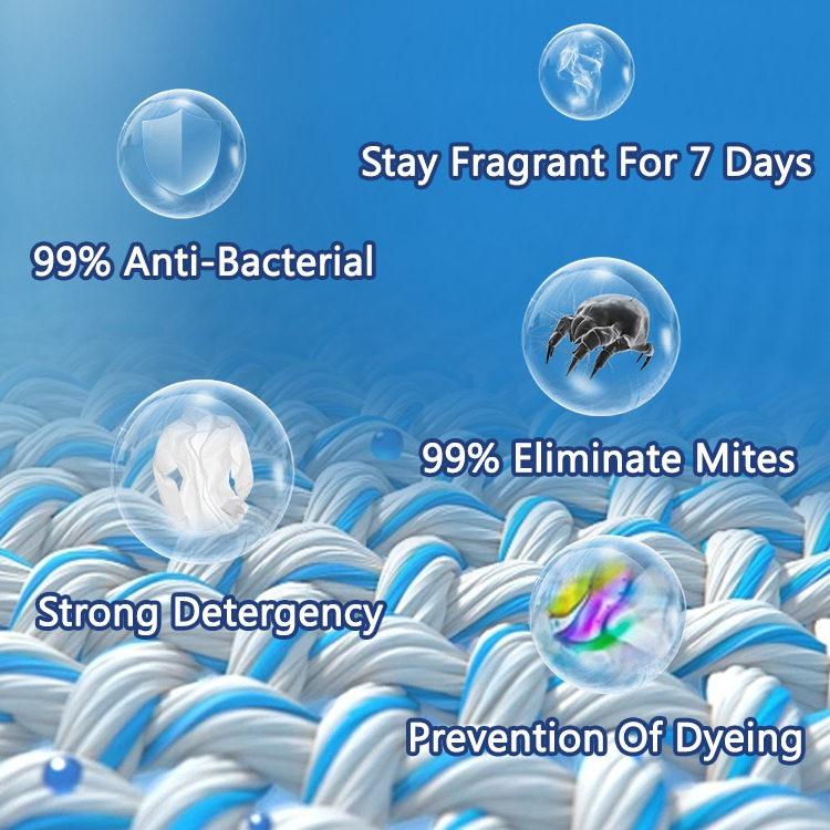 Капсулы для стирки 5 в 1: пятна, клещи, аромат