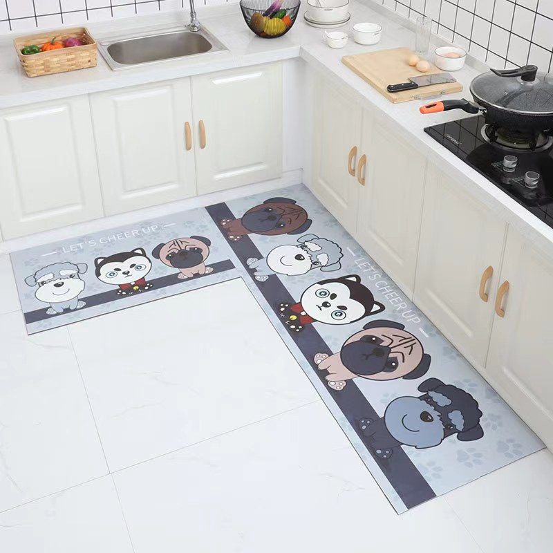 2024 Cartoon Patterns Diatom Mud Moisture Quick Drying Kitchen Mat