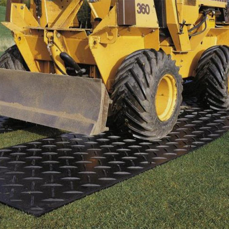 4X8 Ground Mat HDPE Temporary Bog Mats Construction Track Ground Protection Road Mat