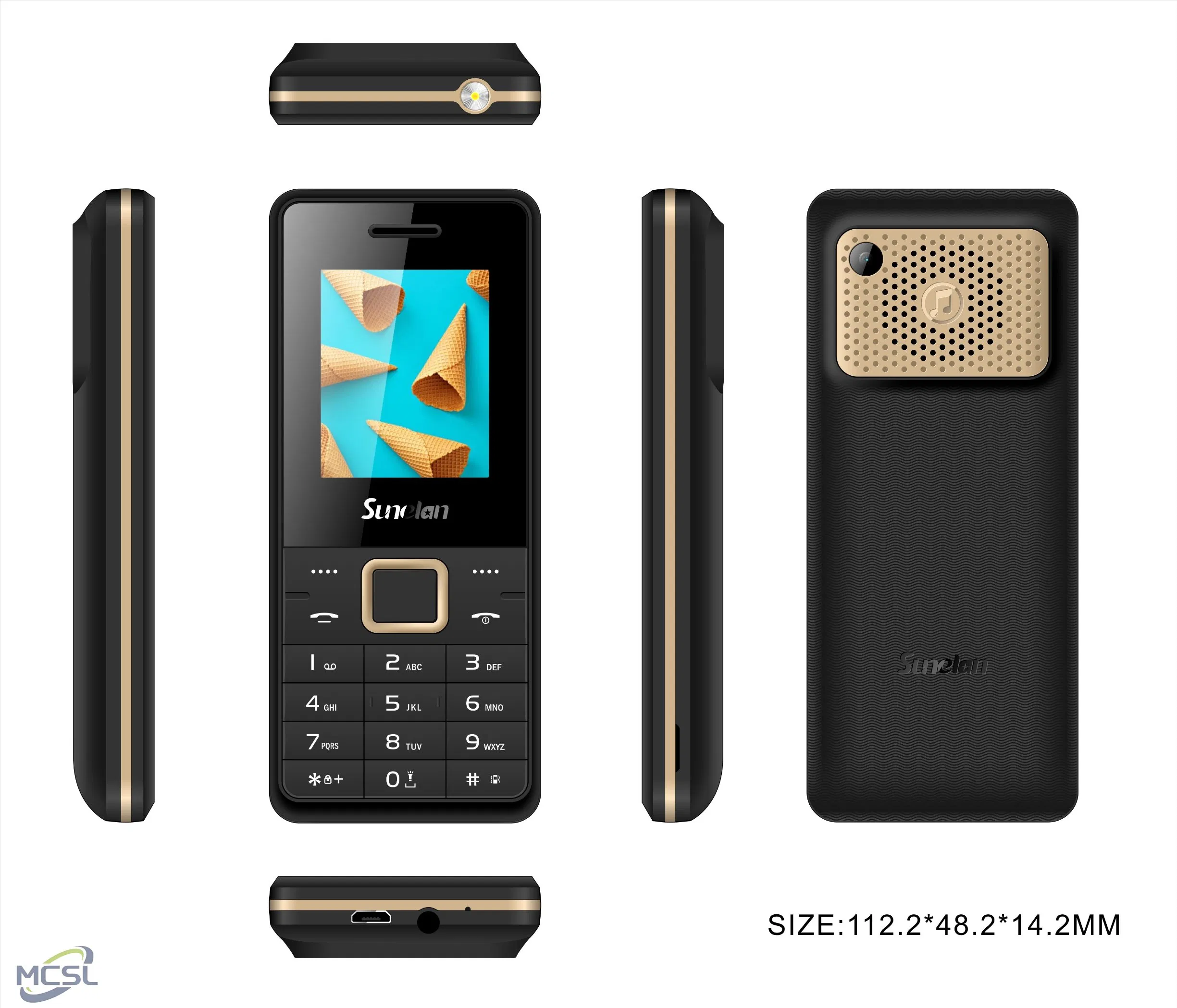 Мобильный телефон Sunelan S102 с клавиатурой, 32MB, 2000mAh