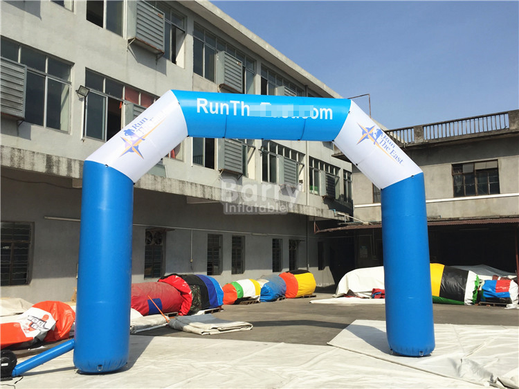 Logo Printing Outdoor Inflatable Finish Line Arch for Event Advertising