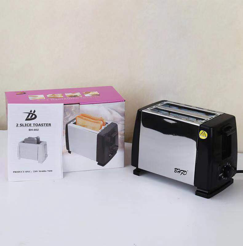 2-Slice Stainless Steel Toaster for Kitchen Breakfast with CE/GS/ETL/CB