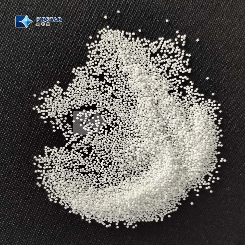 Циркониевые помольные шарики 0.8-1 мм, плотность 6.0 г/см³