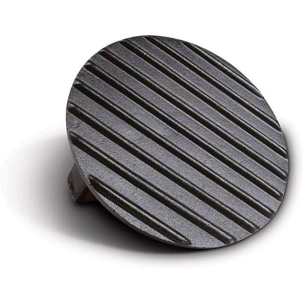 Meat Steak Burger Press Rectangle Heavy Duty Cast Iron Griddle Smash Bacon Press with Wood Handle