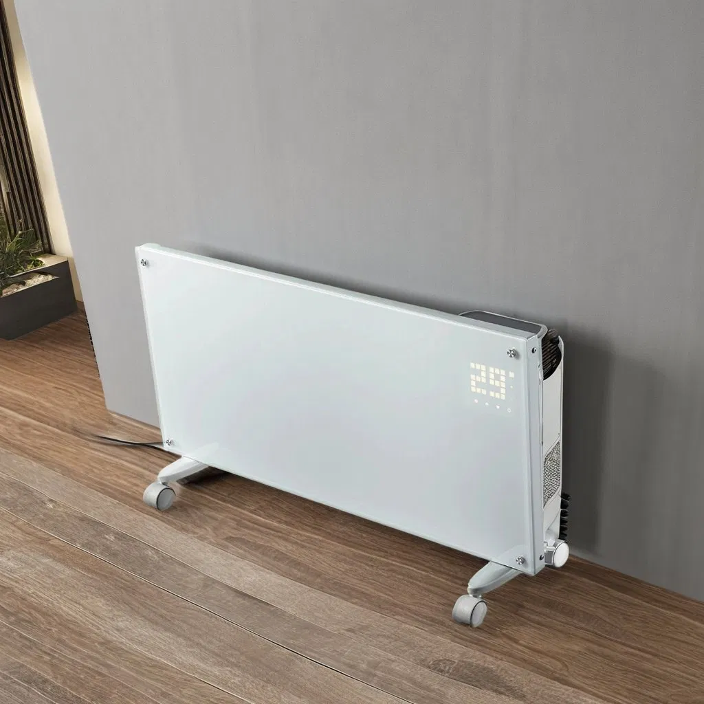 2024 New Style Touch Screen Remote Control Wall Mounted Glass Convector Heater
