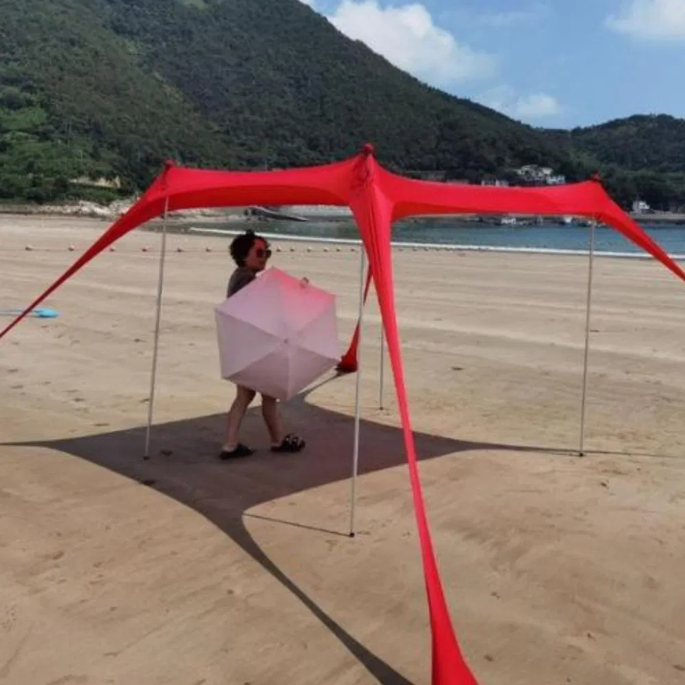 Pool Shade Sail Lightweight Tarp Canopy Tents with Sand Shovel Bl19268