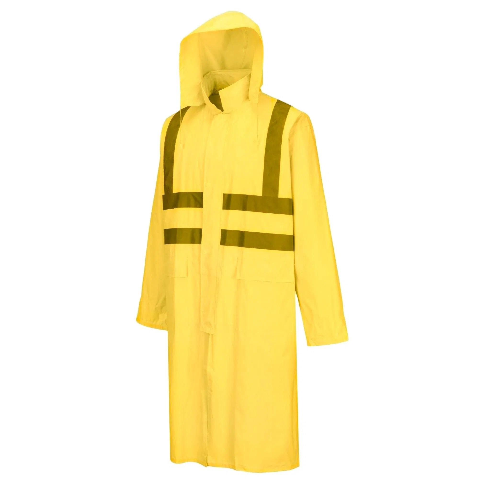 Stylish and Durable Polyester Raincoat for Outdoor Adventures