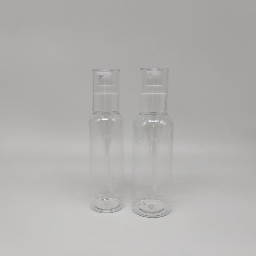 Retail 200ml Pet Plastic Transparent Color Mist Hair Spray Lotion Empty Perfume Bottle in Stock