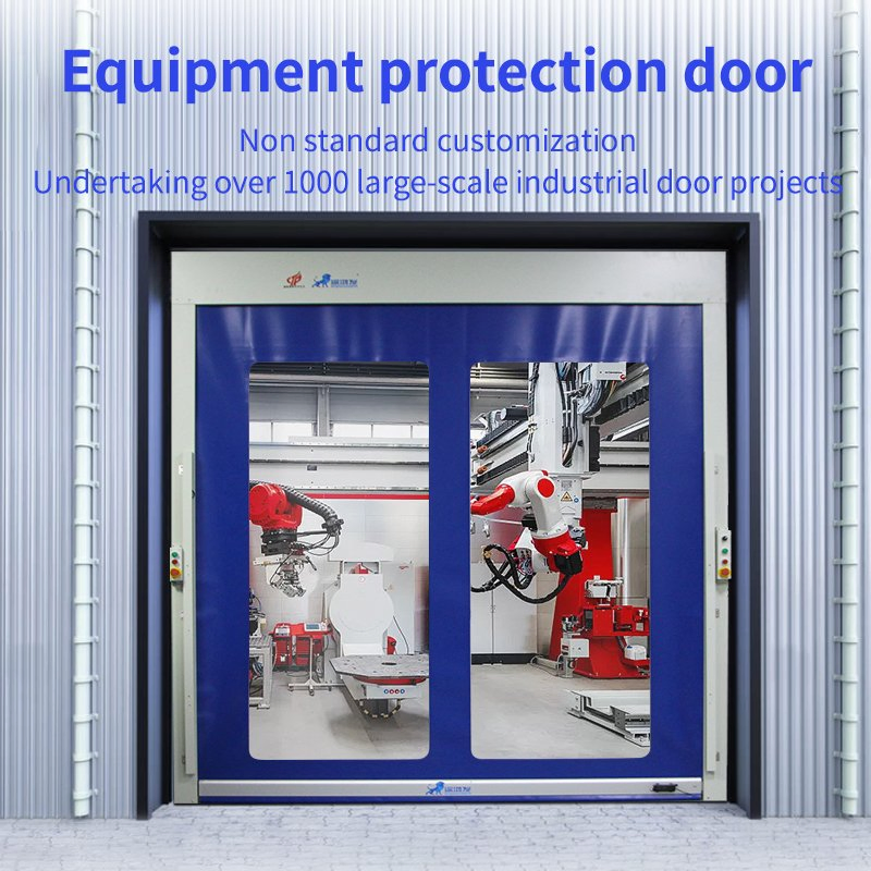 China Wholesale PVC Fabric Car Wash Plastic Fast Action Automatic Servo System Customized High Speed Roller Shutter Door