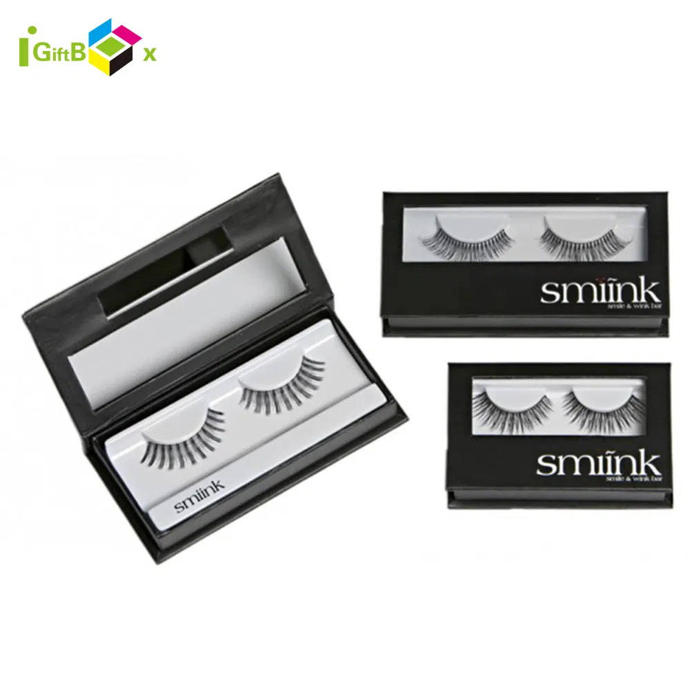 Stylish Empty Cardboard Eye Mask Packaging with PVC Window