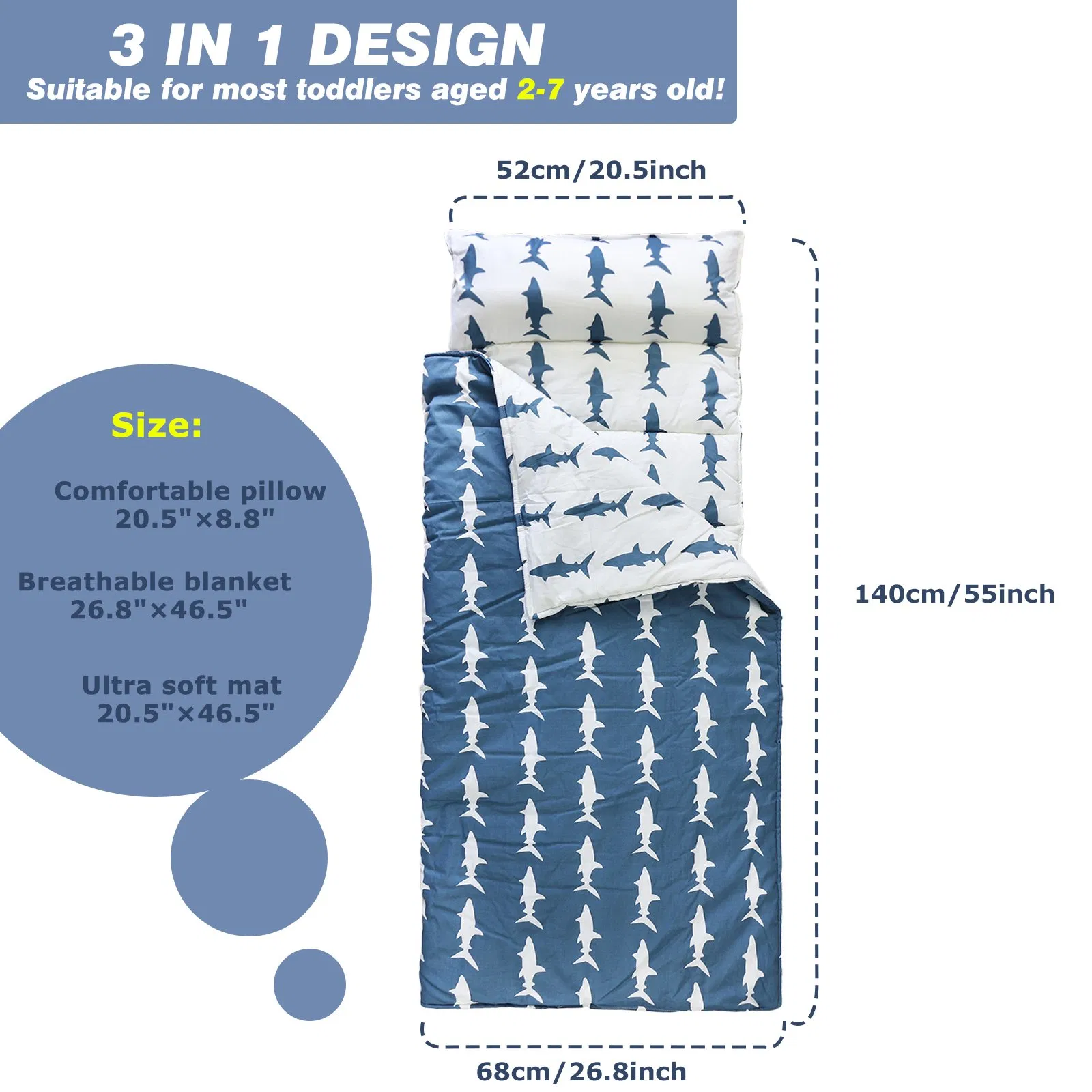 Baby Cotton Sleeping Bag Infant Daycare Nap Mats