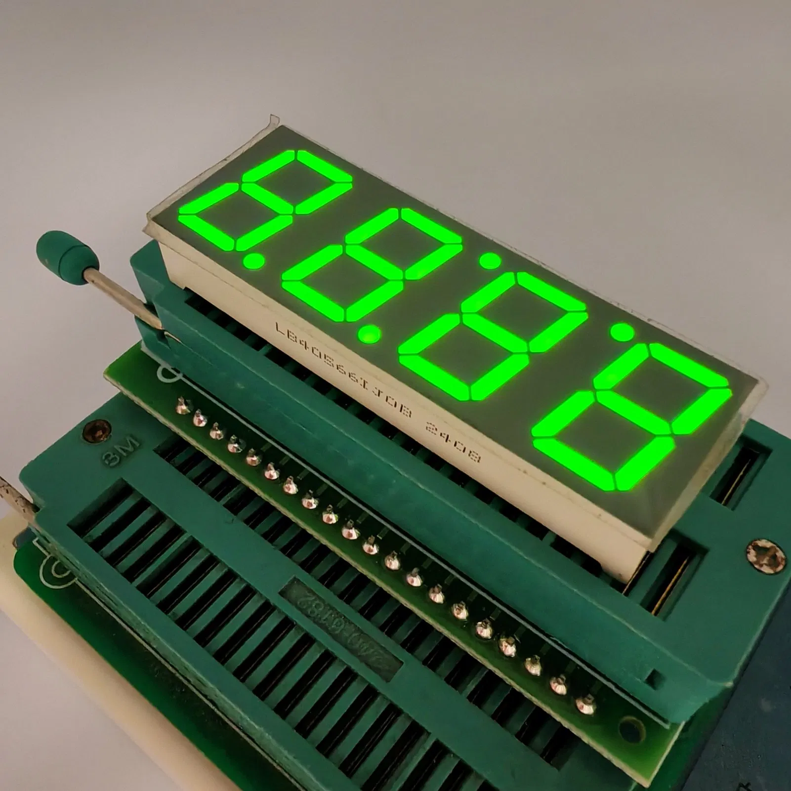 Induction Cooker LED Clock Module: 4-Digit, 7-Segment, Yellow-Green Display