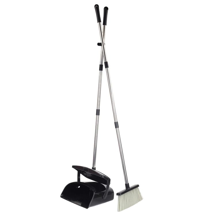 Ergonomic Upright Stand-up Broom Brush for Effortless Cleaning