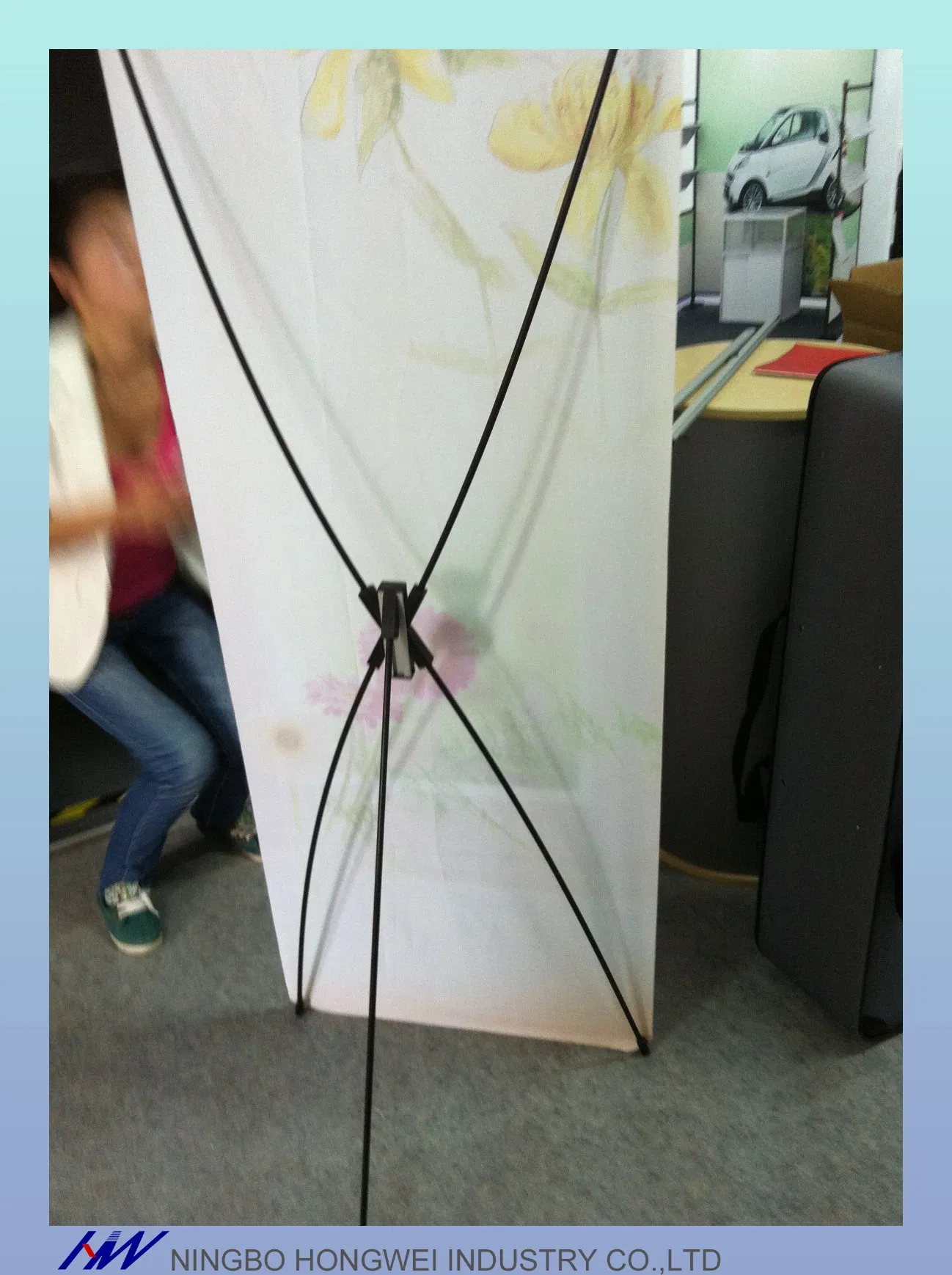 Customizable Advertising X Banner for Trade Show Displays