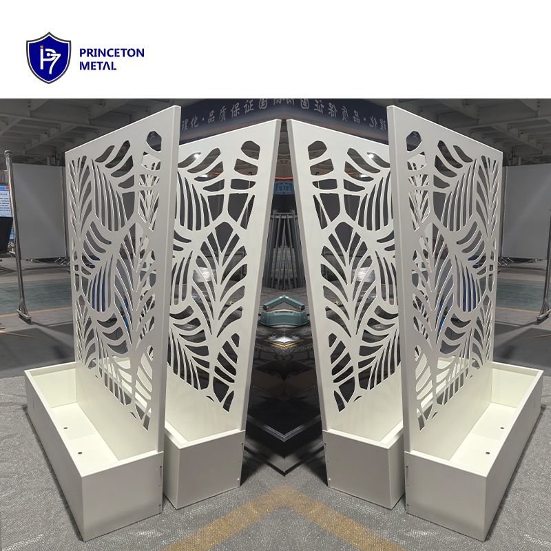 Горшок для растений алюминиевый уличный барьерный