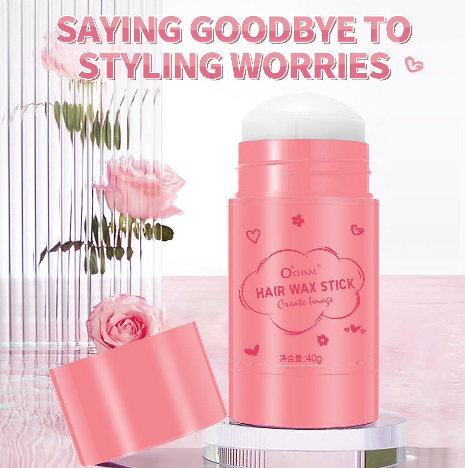 OEM Solid Styling Hair Wax Stick Crushed Hair Finishing Balm Long Styling Hair Finishing Stick Styling Balm Wholesale Makeup