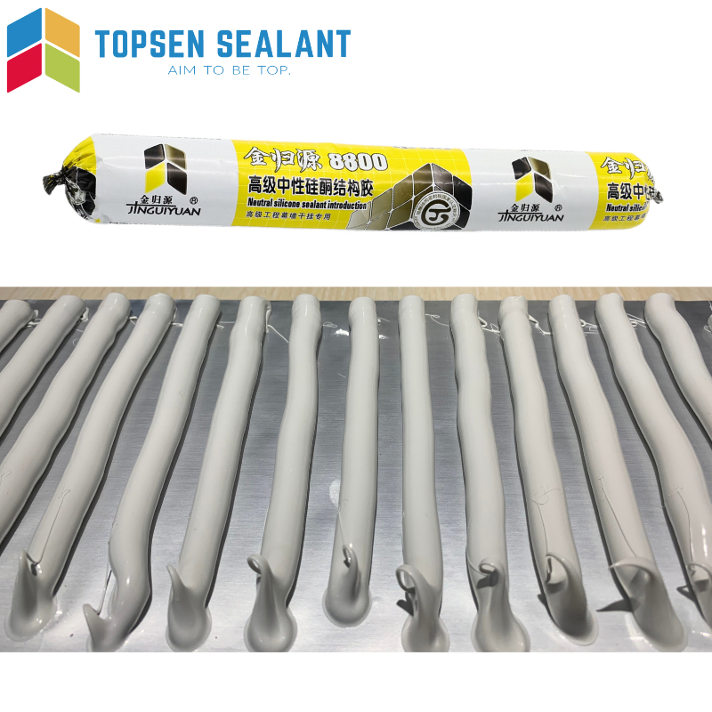 100% Silicone Structural Sealant for Hollow Glass Secondary Sealing