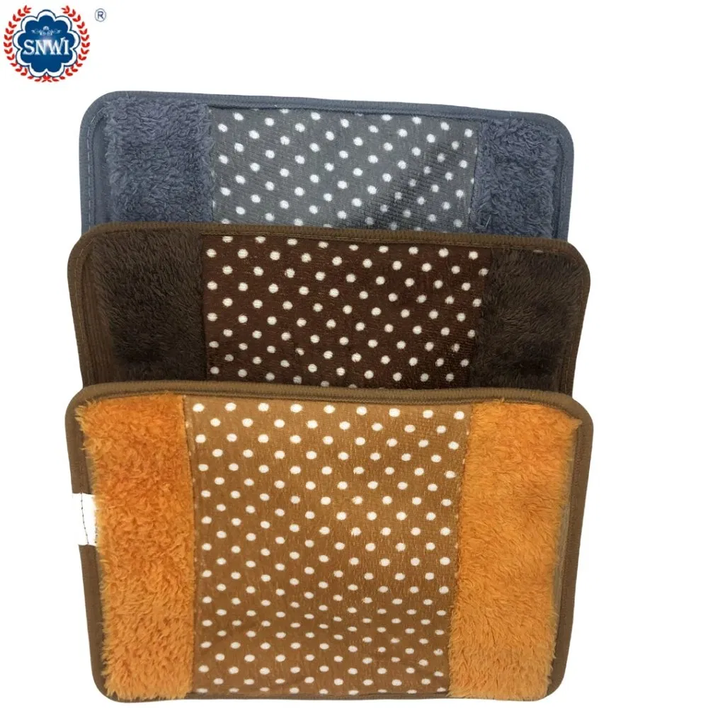 Colorful Cloth Cover Portable Hand Warmer Medical Rubber Hot Water Bottle Bag