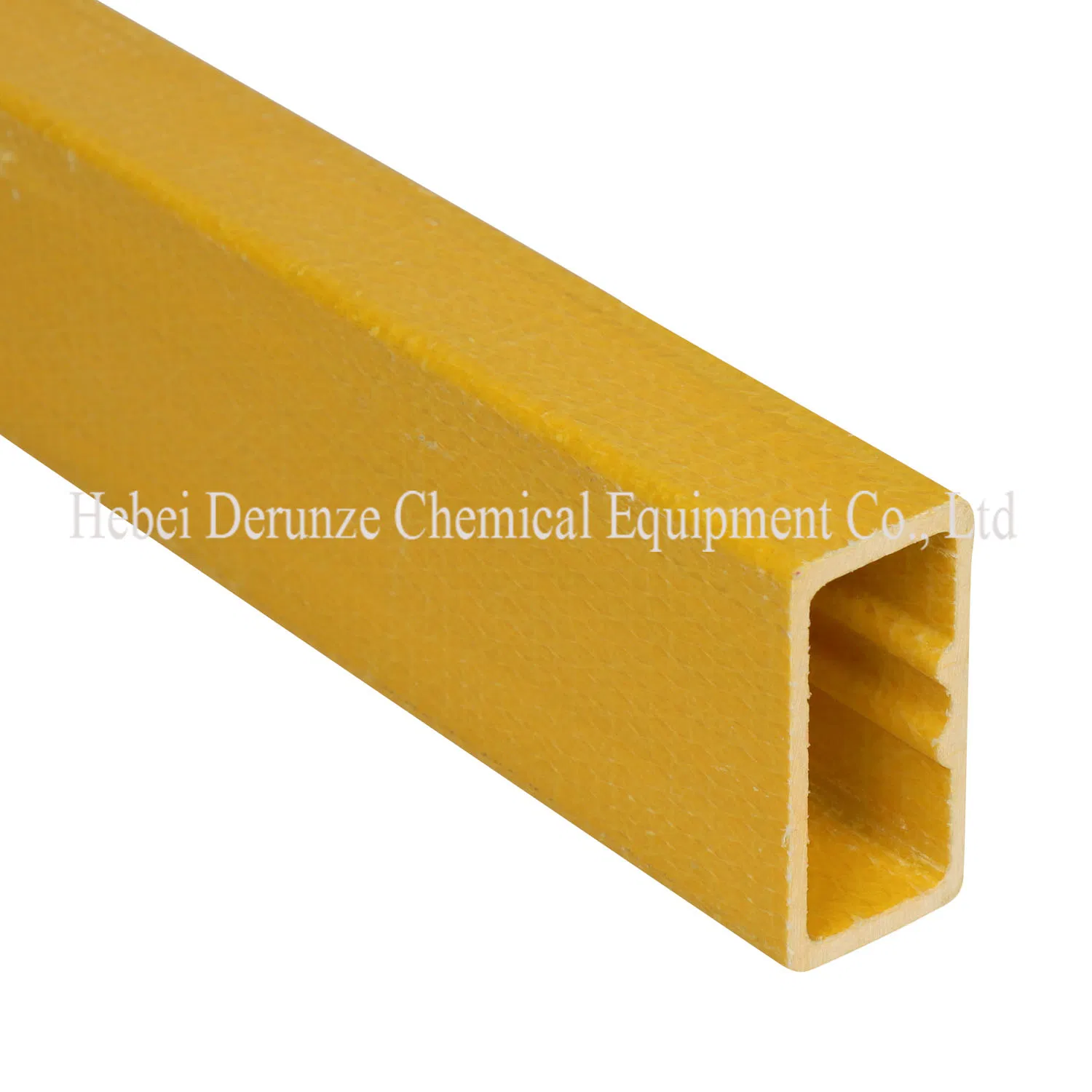 Pultruded FRP Gfrp Fiberglass Reinforced Polymer Composite Profiles Hollow Square Tube for Ladder System
