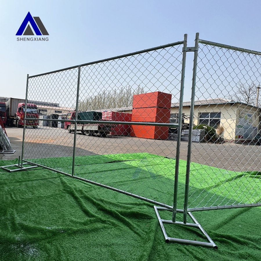 Verified Factory Durable Quality Portable Chain Link Temporary Fence Galvanized Chain Mesh Temporary Fence Panels for Construction Site Temporary Security Fence