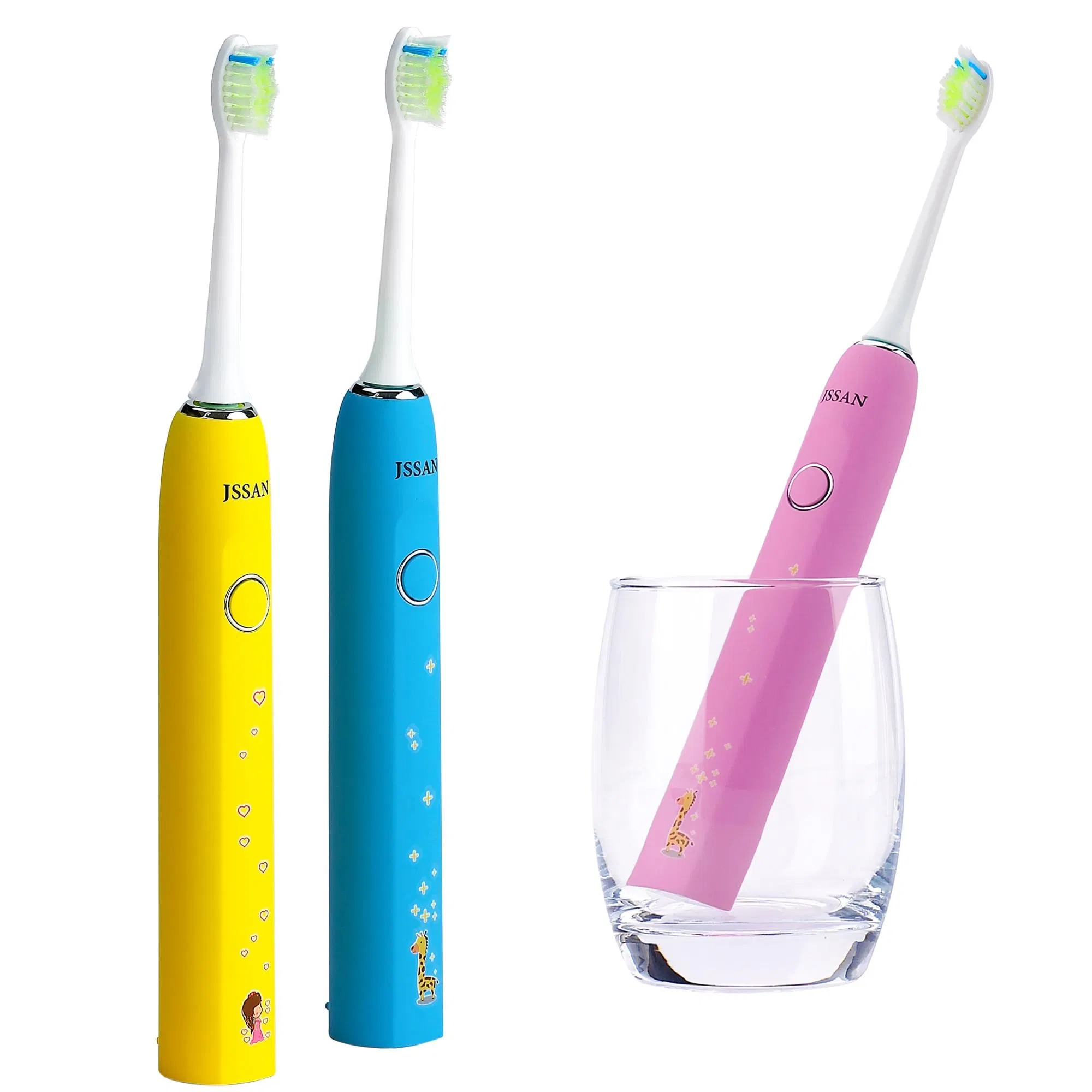 New Year Gift Fashion Creative Gift A7 Kid Gift Sonic Electric Toothbrush Carton Handle Cartoon Patern Rechargeable Style