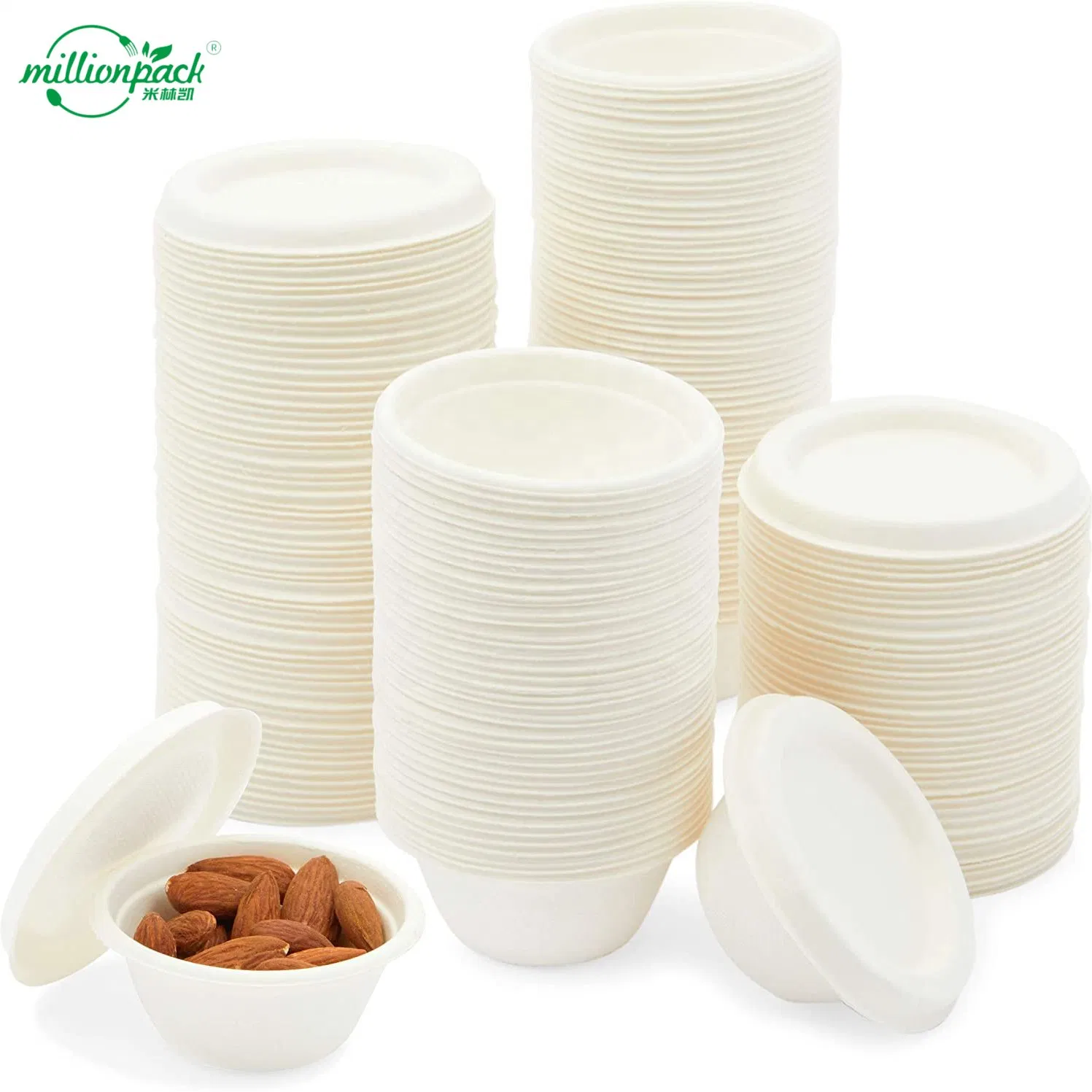 Экологичная чашка из сахарного тростника с изогнутым краем