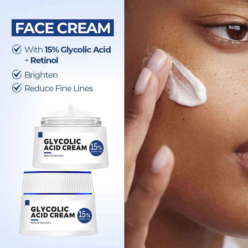 Glycolic Acid Collagen Anti-Wrinkle Firming Brightening and Acne Care Cream