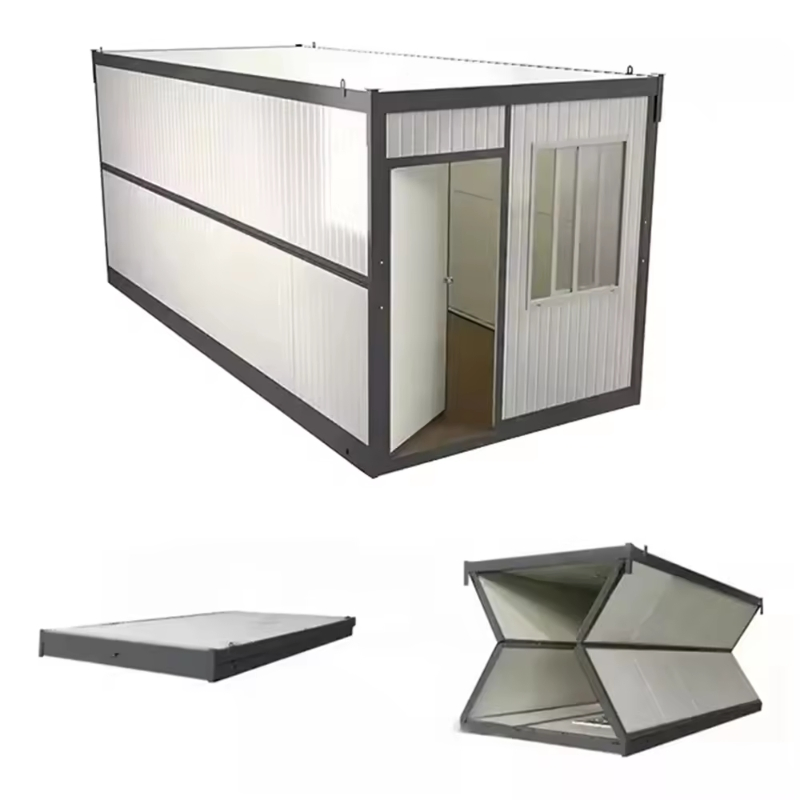 20FT/40FT Steel Structure Folding Living Prefab Modular Homes Movable Foldable Container House for Sale