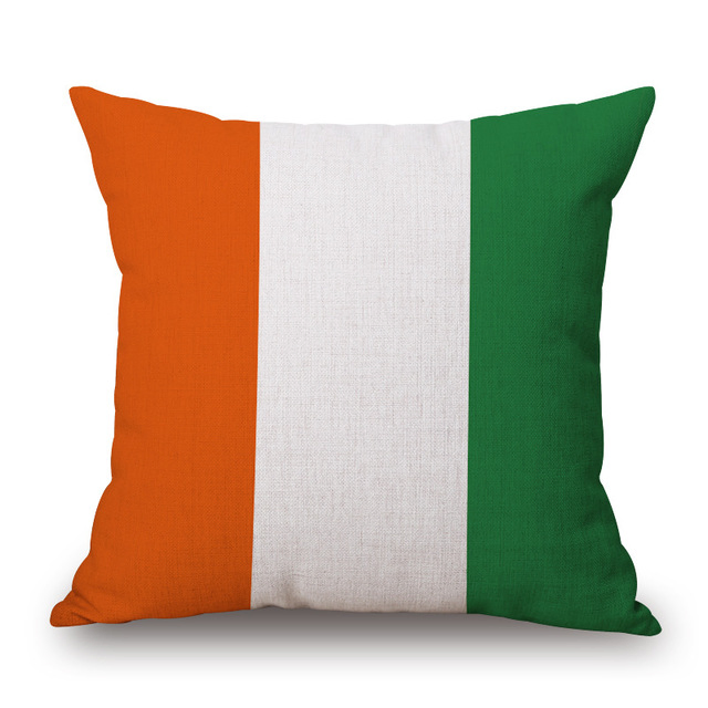 Fan National Flag Fashion Cushion Pillow Case Cover for Home Sofa Decor (B-NF42F23004)