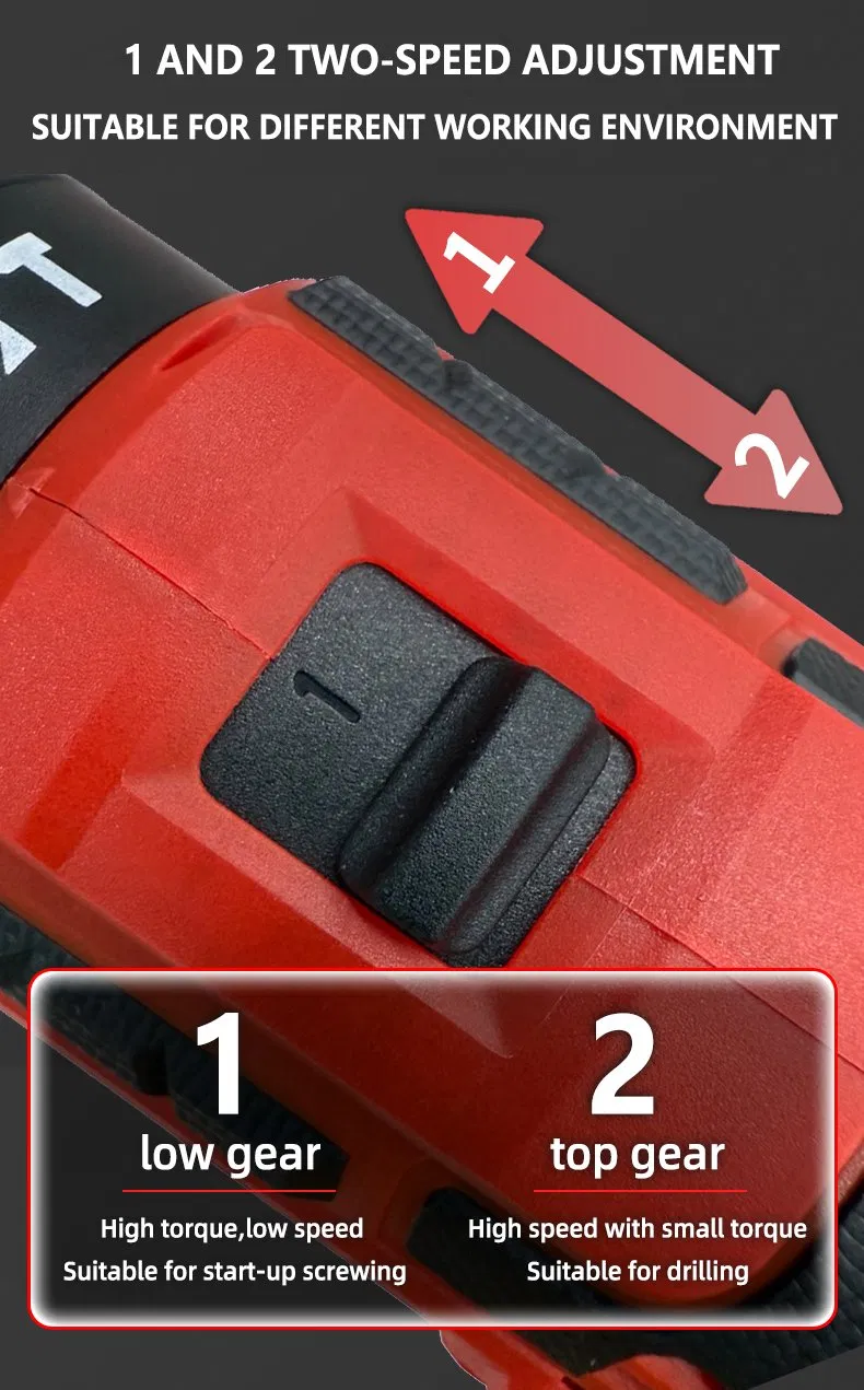 Аккумуляторная ударная дрель GLGW 12V с аксессуарами