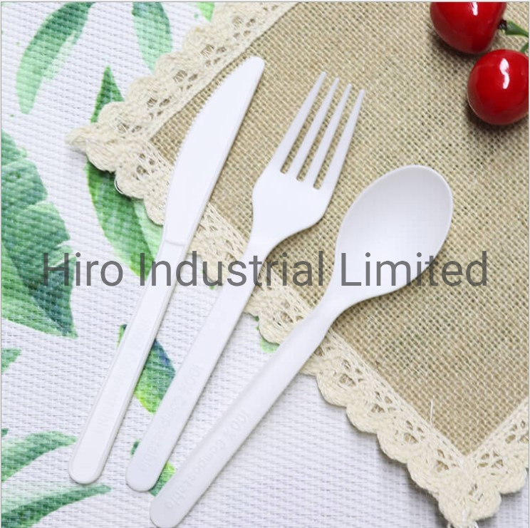 Compostable Eco-Friendly Biodegradable Corn PLA Plastic Cutlery OEM Manufacturer
