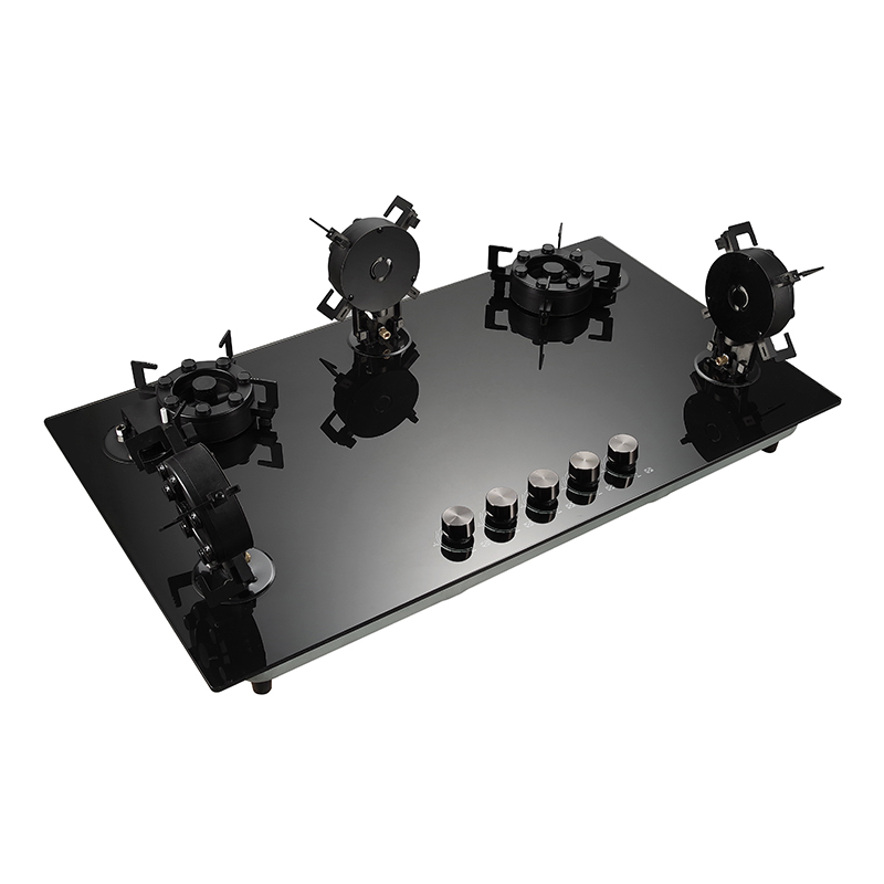 The 5-Burner Stainless Steel Gas Stove for Professional Kitchens with Multi-Certifications and Patent Features