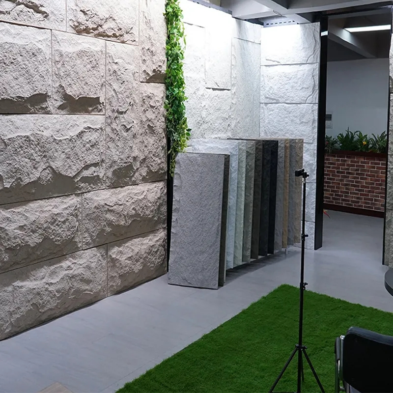 Luxury PU Faux Artificial Stone Insulated Artificial Panel for Outdoor Wall