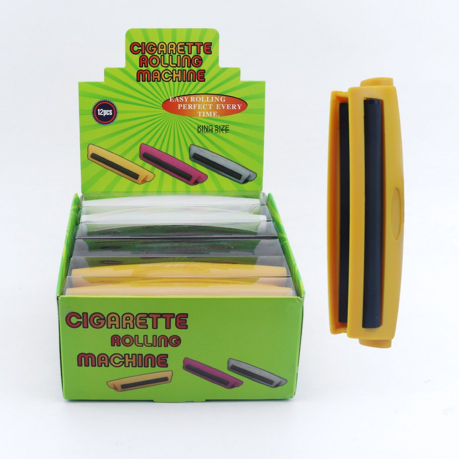 Plastic 110mm Roller Hand Cigarette Maker Easy Manual Tobacco Rolling Machine DIY Smoking Tools