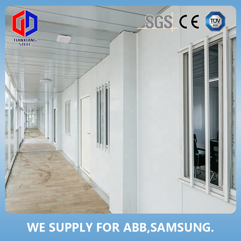 New Design Luxury Expandable Container House Prefab Container Shop with Balcony for Wholesale