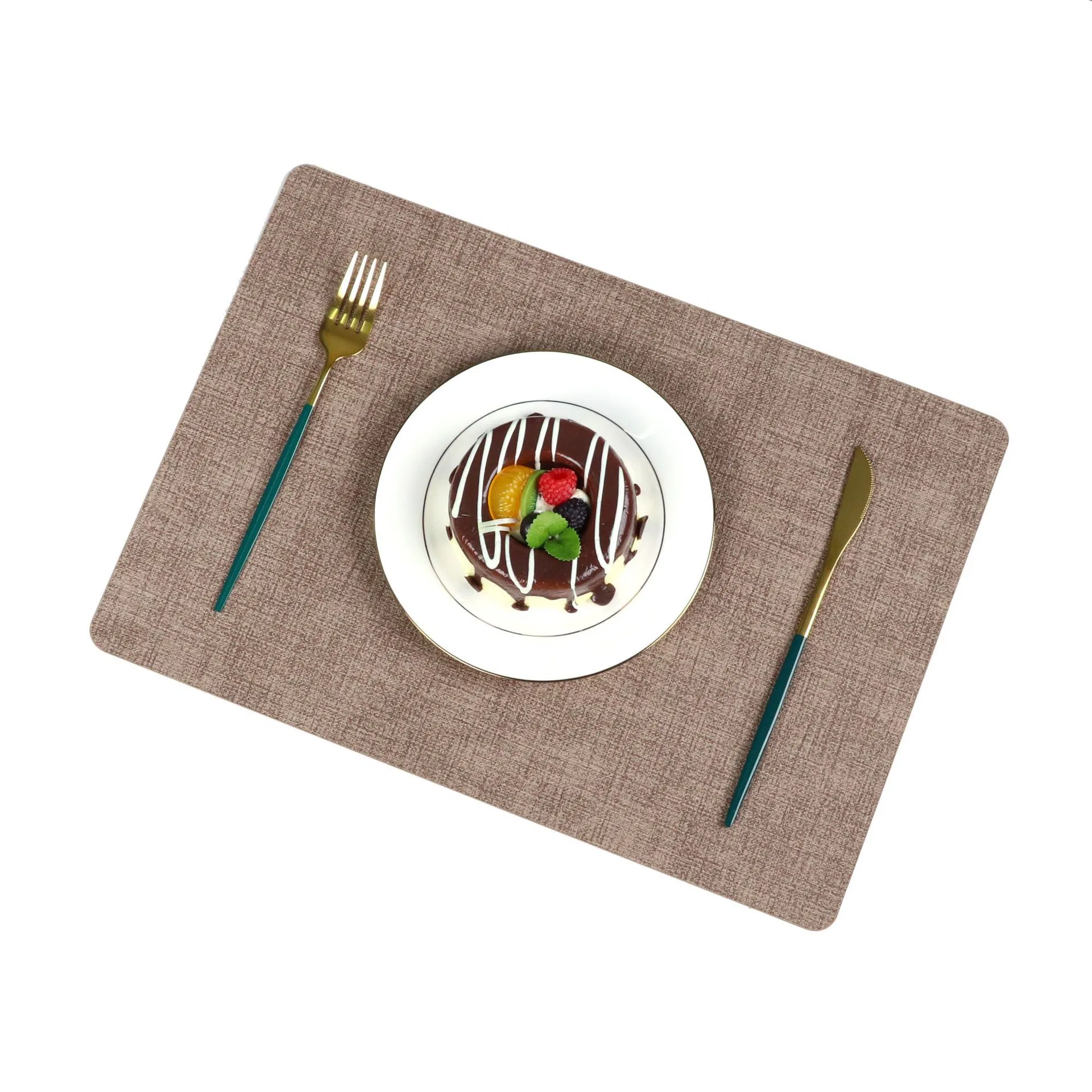 Extra Large Custom Printed OEM Silicone Kitchen Placemats Christmas Waterproof Desk Mats Classic Style Dining Placemats
