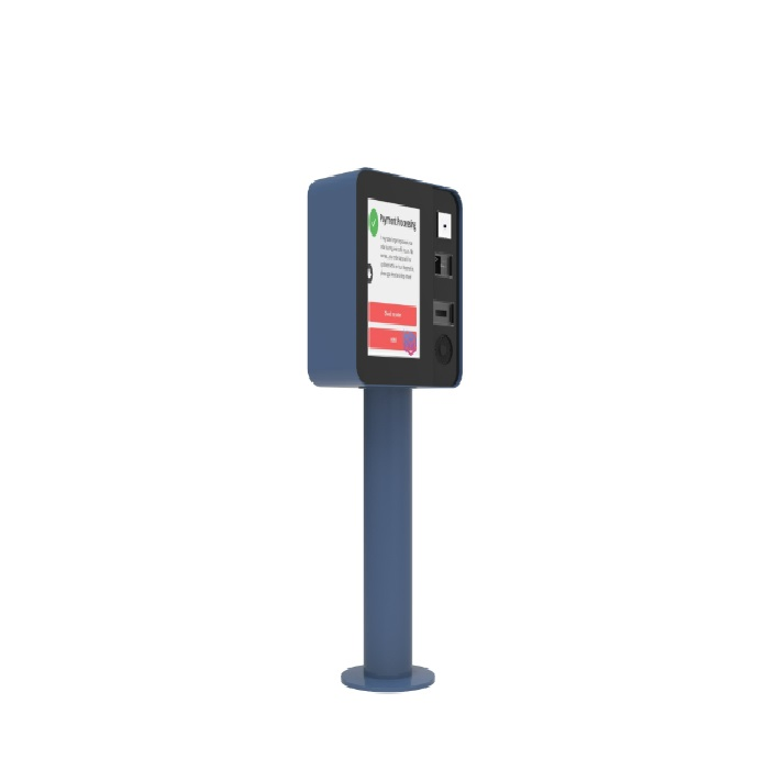 Self Service Checkout Payment Display Kiosk with Qr Code Scan in Parking Lots/Canteen/Bank/Restaurant Self Service Kiosk